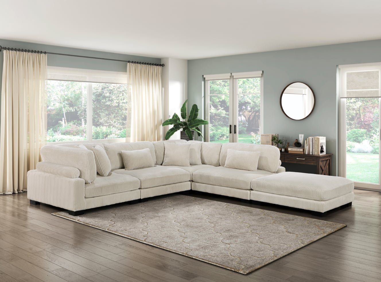 Homelegance Traverse 4-Piece Sectional Sofa