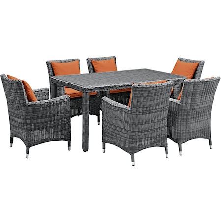 Outdoor 7 Piece Dining Set