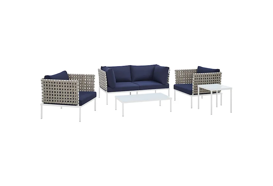 Harmony Outdoor 5-Piece Seating Set by Modway at Value City Furniture