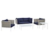 Modway Harmony Outdoor 5-Piece Seating Set