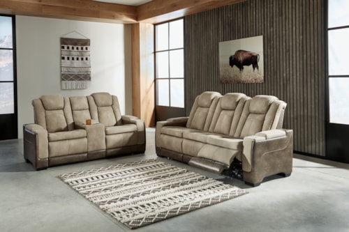 Power Reclining Sofa And Loveseat