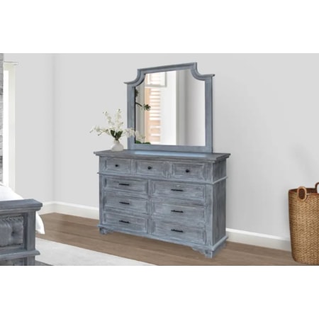 Arched Dresser Mirror