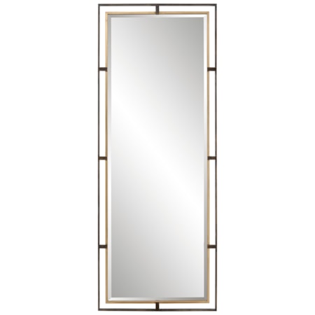 Carrizo Tall Bronze &amp; Gold Mirror