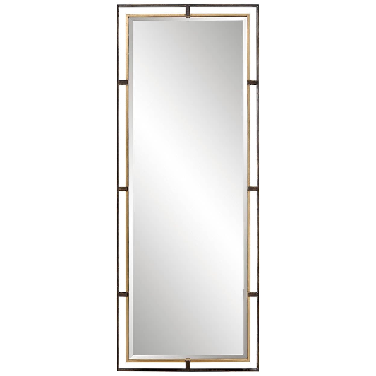 Uttermost Carrizo Carrizo Tall Bronze & Gold Mirror