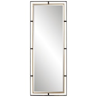 Carrizo Tall Bronze & Gold Mirror