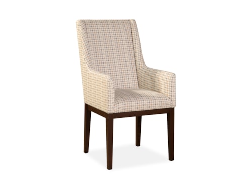 Transitional Host Chair with Slope Arms