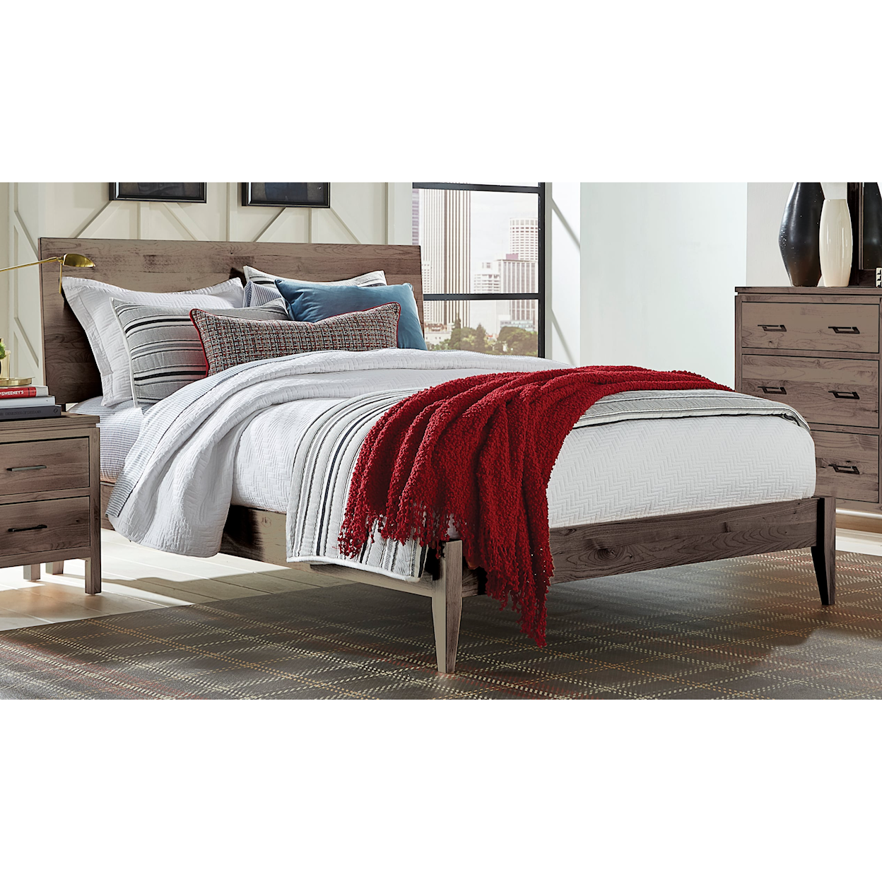 Archbold Furniture 2 West Queen Modern Platform Bed