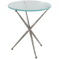 Contemporary Round End Table