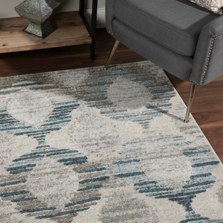 Linen 5'3"X7'7" Area Rug