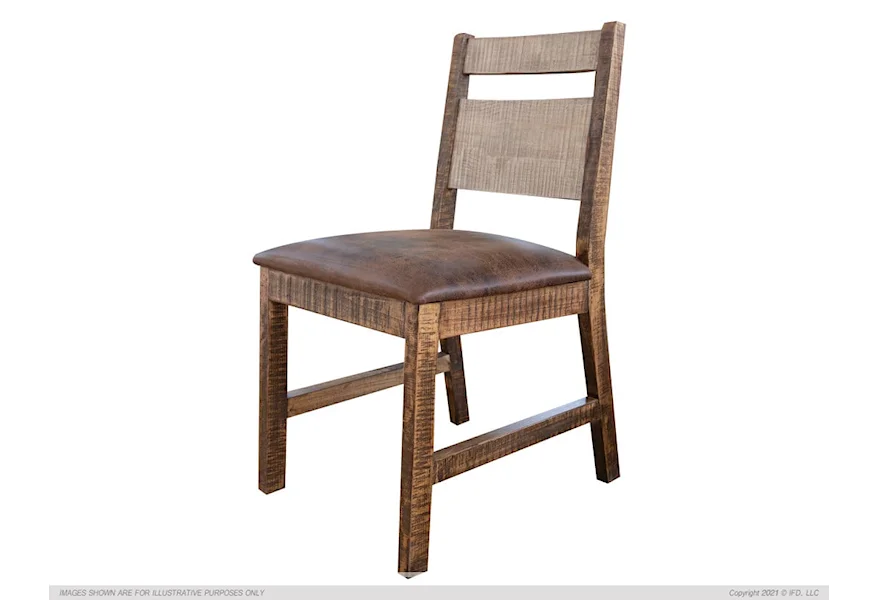 Antique  Solid Wood Dining Chair by International Furniture Direct at Michael Alan Furniture & Design