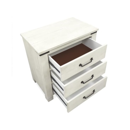 3-Drawer Nightstand