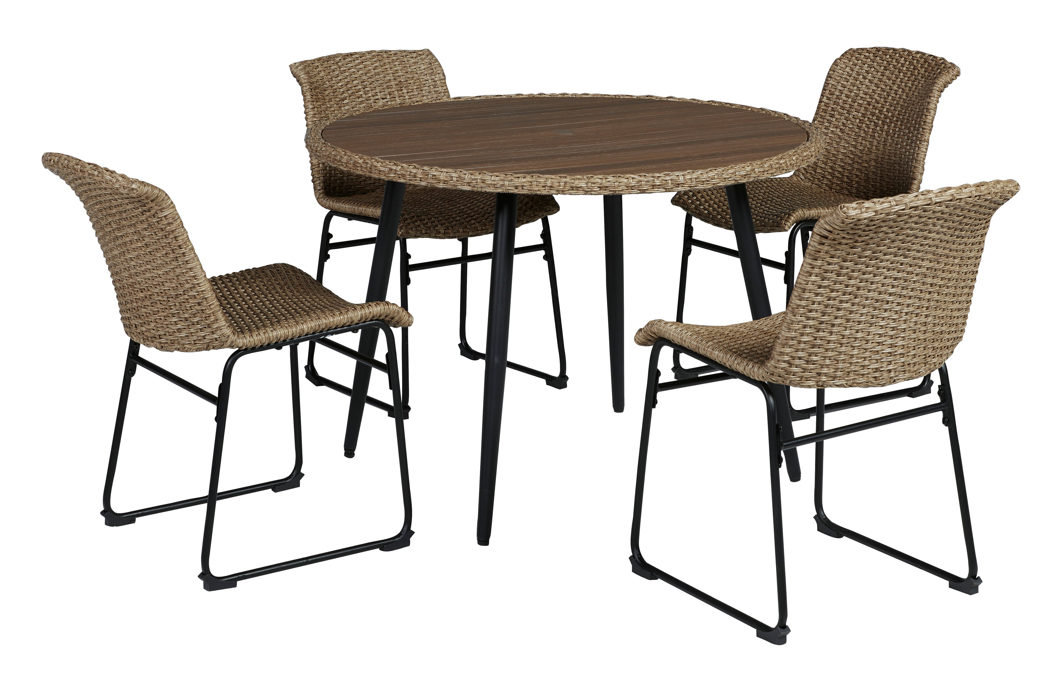 ashley 5 piece outdoor dining set