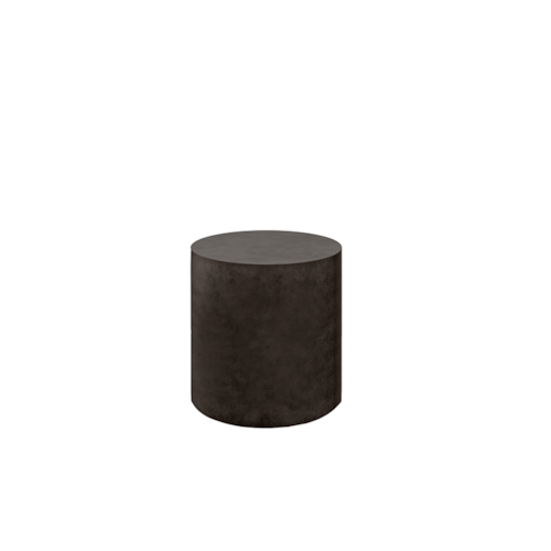 Bellino End Table With Concrete Aluminum Finish - Iron