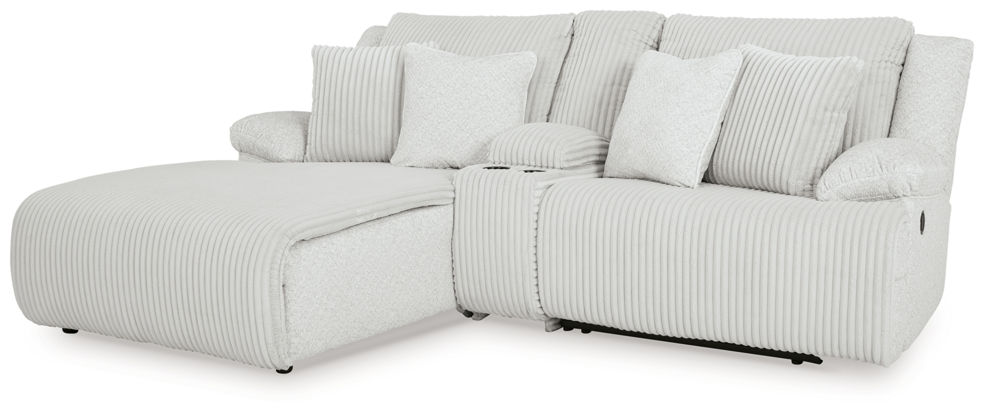 3-Piece Reclining Sectional Sofa With Chaise