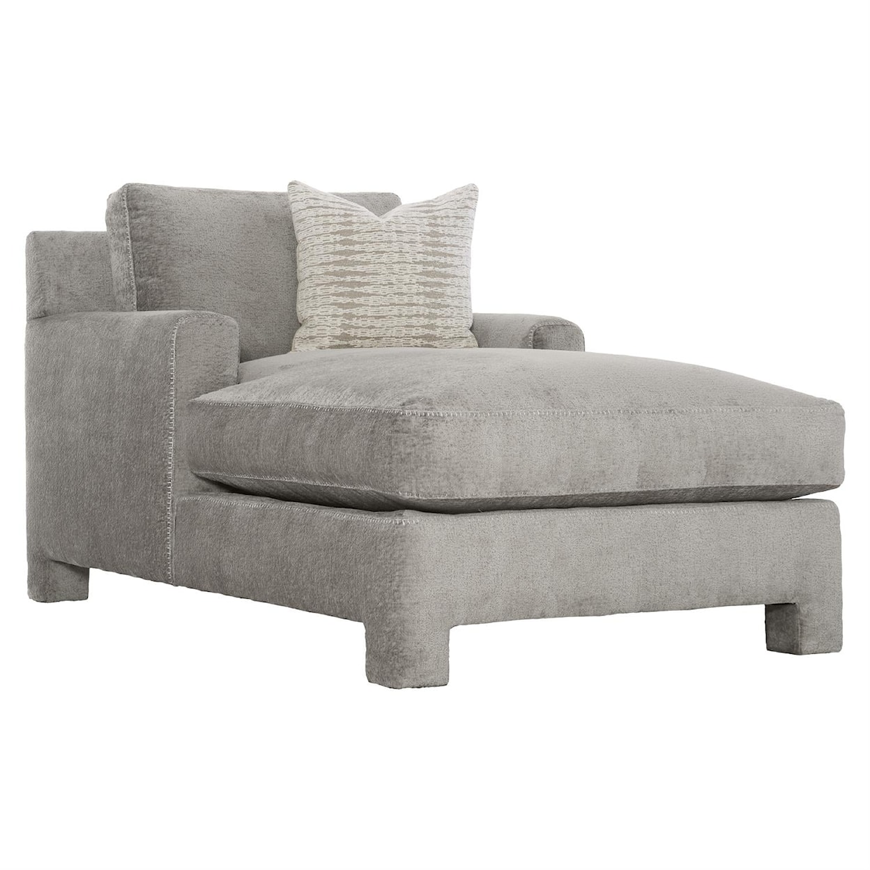 Bernhardt Plush Mily Fabric Chaise