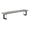 Moe's Home Collection Bent Bent Bench Small Weathered Grey