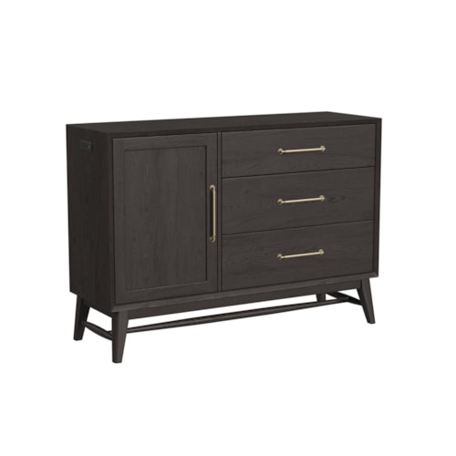 Contemporary Sideboard with Outlets