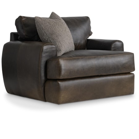 Cameron Leather Swivel Chair