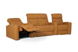 Vivid 3-Piece Sectional Theater Sofa