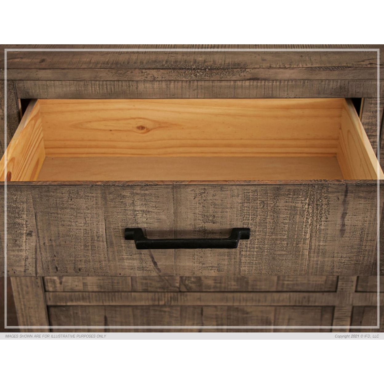 International Furniture Direct Cozumel 4-Drawer 1-Door Chest