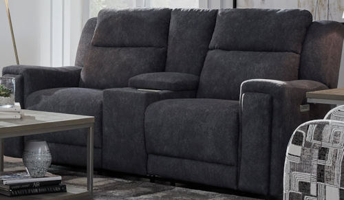 Triple Power Loveseat with Console