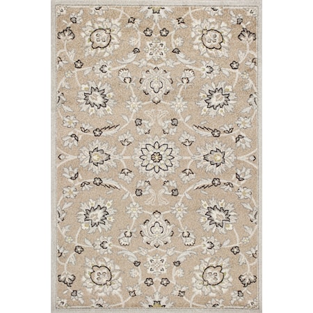 3'3" X 4'11" Beige/Grey Verona Area Rug