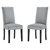 Performance Velvet Dining Side Chairs - Set of 2