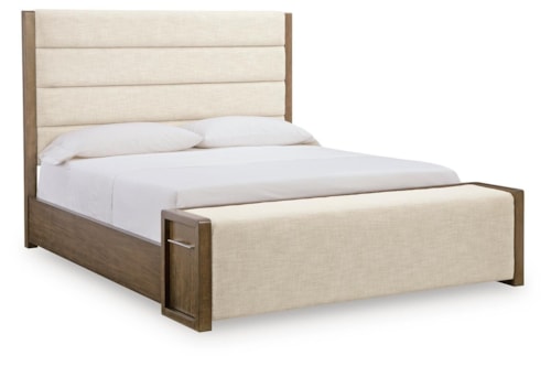 King Upholstered Storage Bed