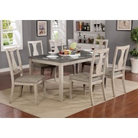 Rustic 7-Piece Dining Set