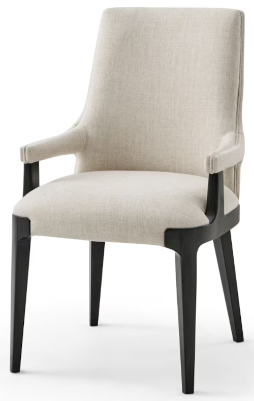Contemporary Upholstered Dining Armchair