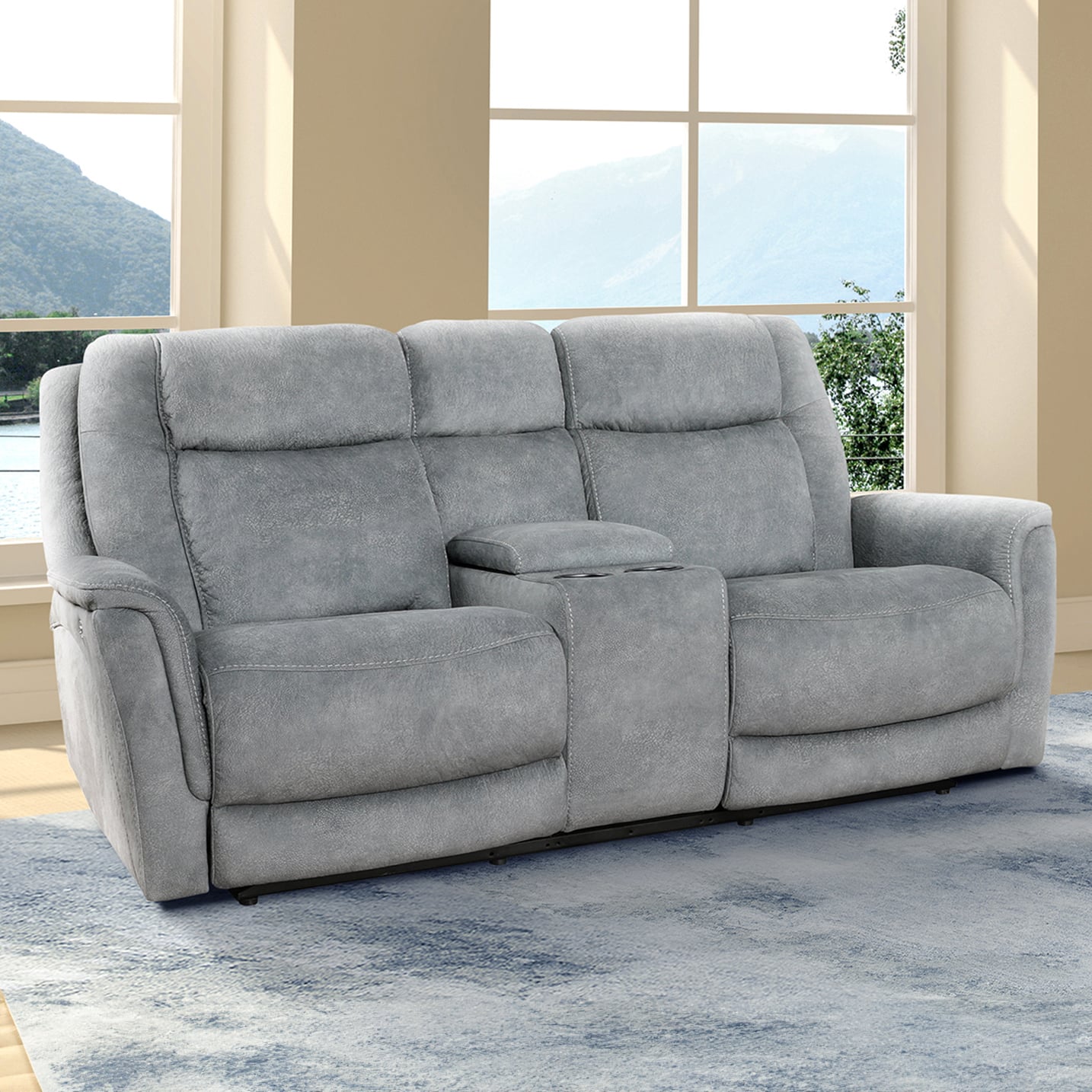 Parker Living Linus Power Reclining Sofa and Loveseat Set