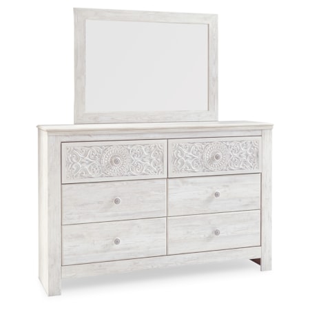 Dresser And Mirror