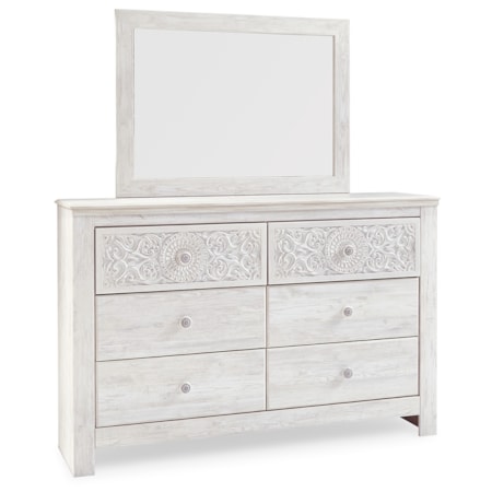 Dresser And Mirror