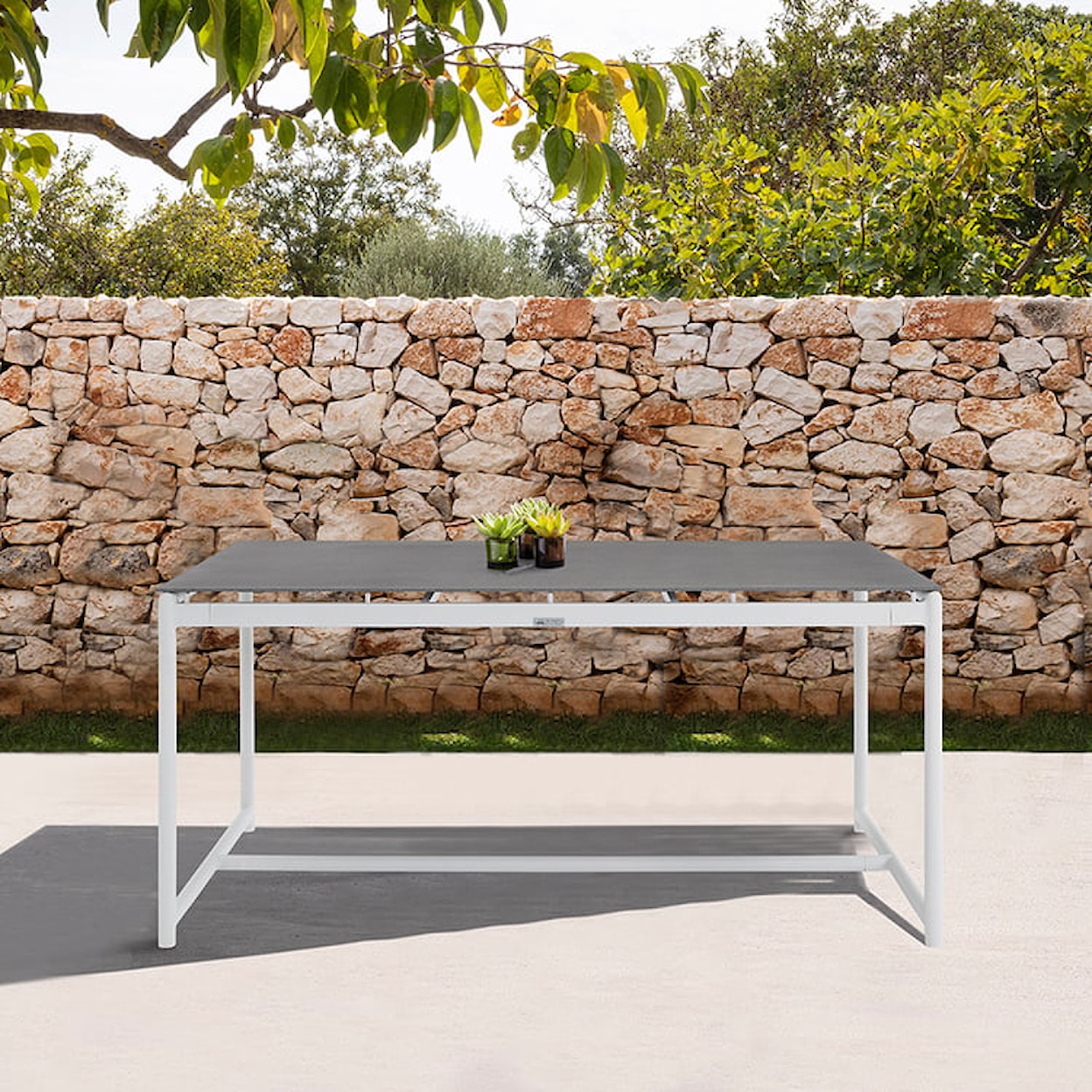 Armen Living Crown Outdoor Dining Table