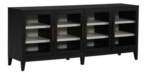 Transitional 72"" Console Table with Wire Management