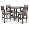 Michael Alan Select Wrenning Counter Dining Table & 4 Stools (Set of 5)