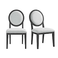 Contemporary Round Back Dining Chair