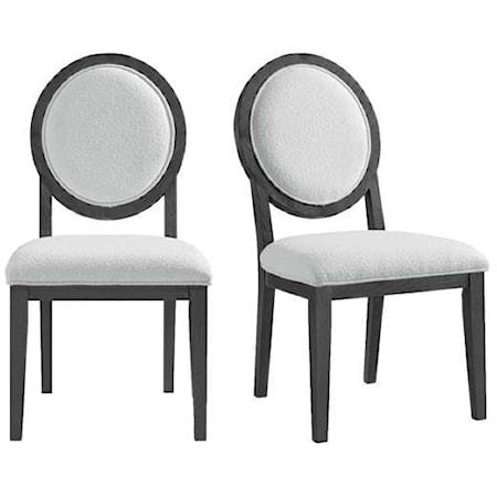 Contemporary Round Back Dining Chair