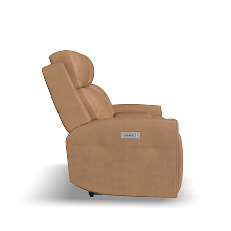 Transitional Power Reclining Loveseat