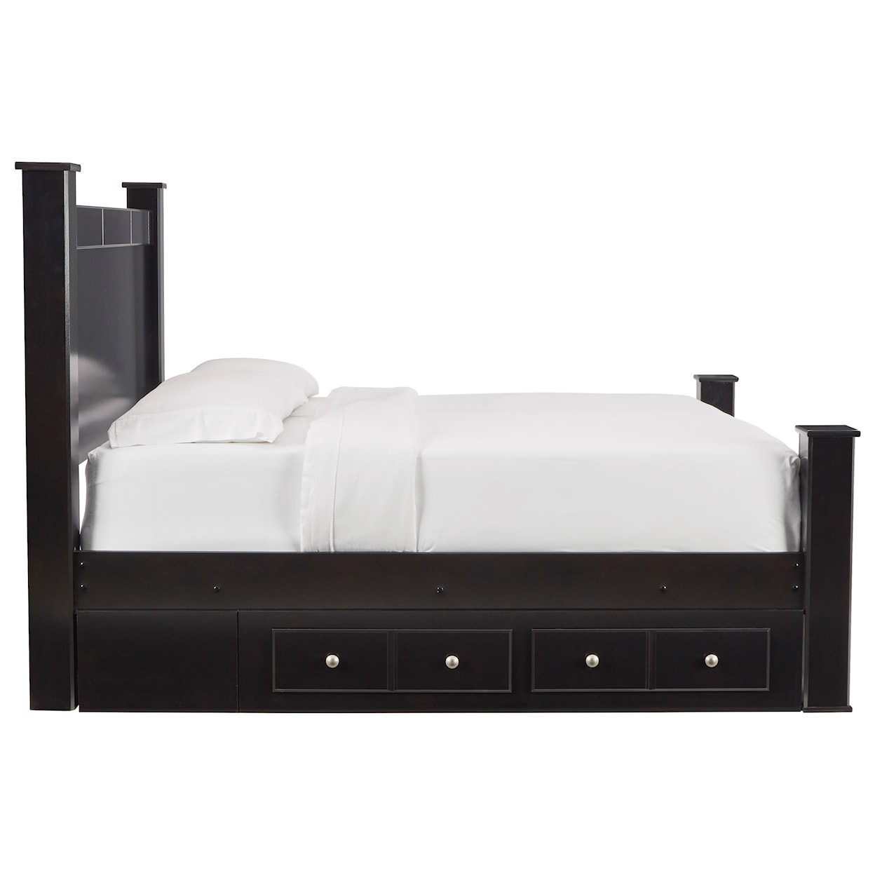 Ashley Furniture Signature Design Mirlotown King Poster Bed with Storage