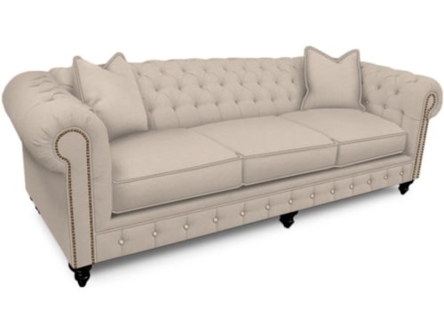 Traditional Chesterfield Sofa with Nailhead Trim
