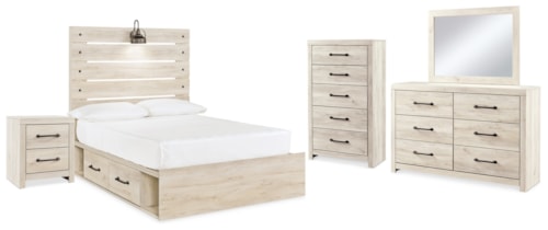 Full Panel Bed, Dresser, Chest And Nightstand