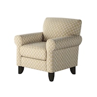 Accent Chair with Rolled Arms