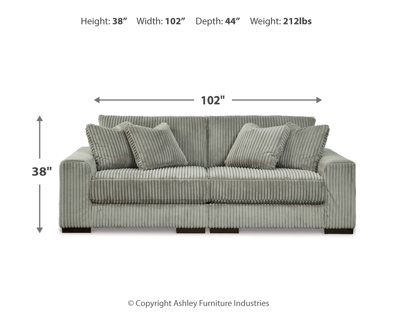 Signature Design by Ashley Lindyn Sectional Sofa And Swivel Accent Chair