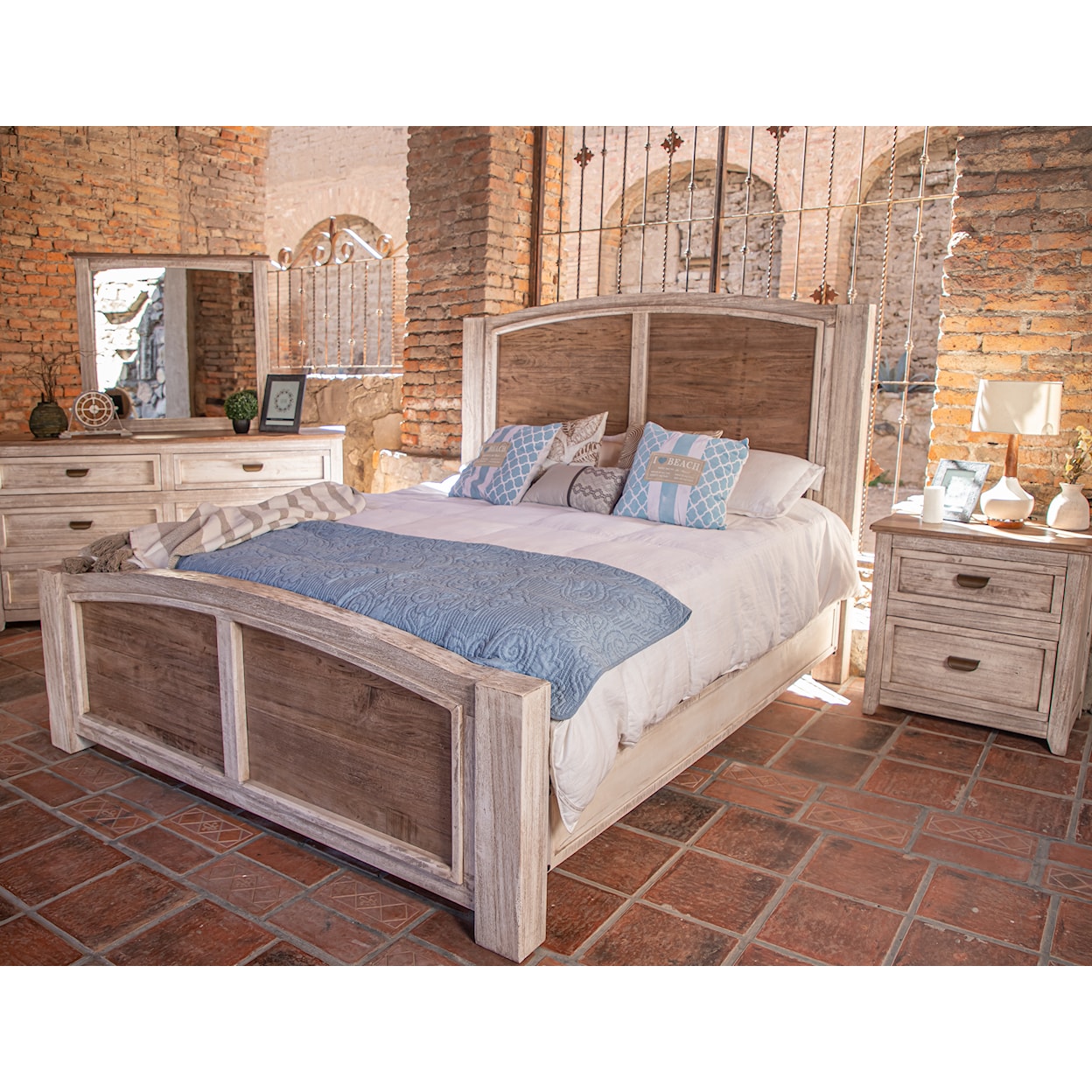 International Furniture Direct Sahara Queen Bed