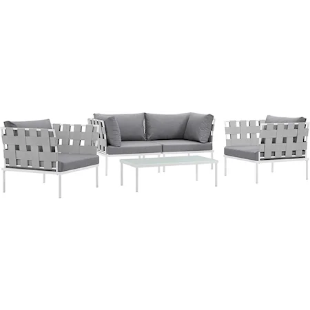 Outdoor 5 Piece Sectional Sofa Set