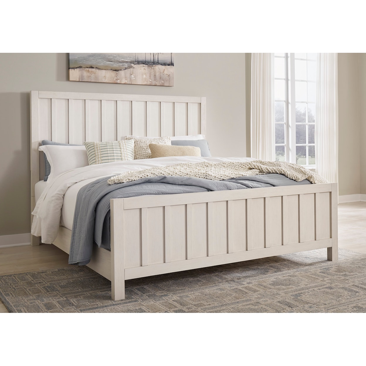 Benchcraft Shaybrock King Panel Bed