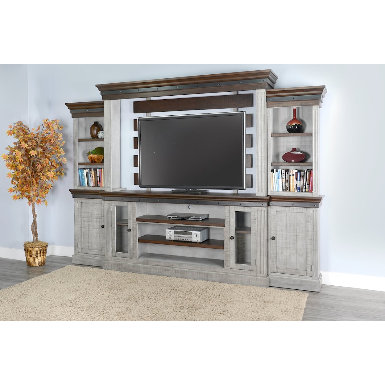 Sunny Designs 3649 Entertainment Wall