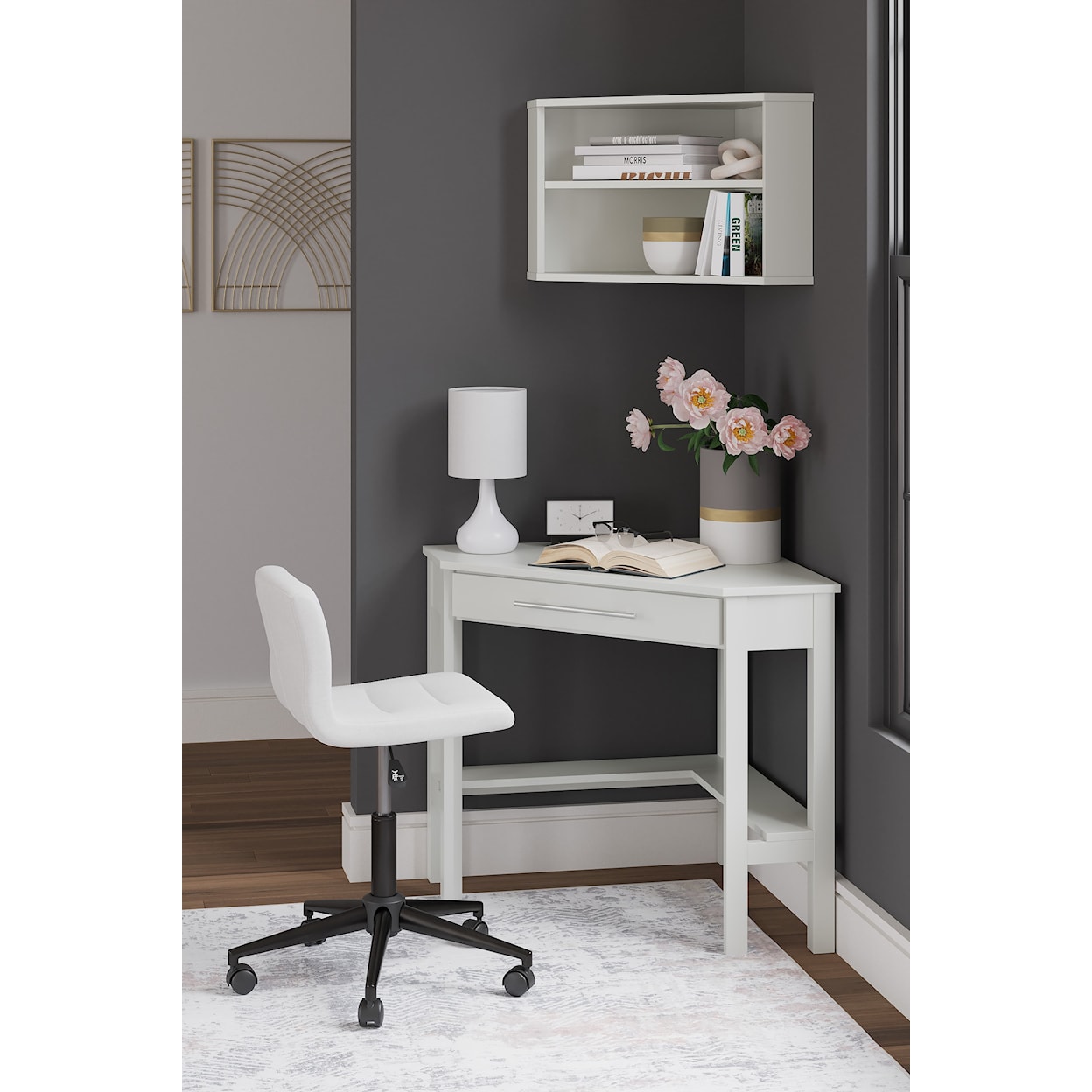 StyleLine Grannen Desk with Bookcase