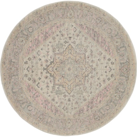 5'3" Round  Rug